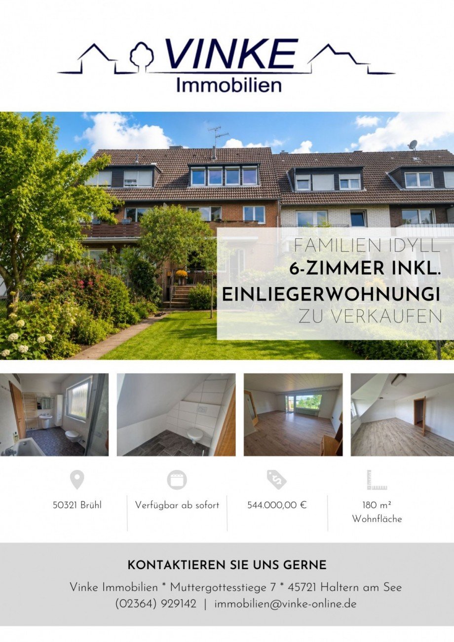 Deckblatt Reihenmittelhaus Br�hl