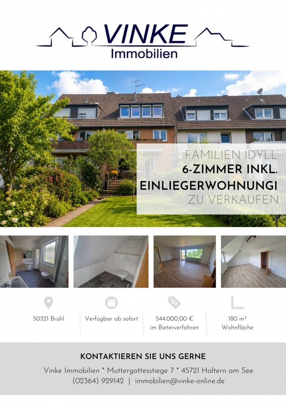 Deckblatt Reihenmittelhaus Br�hl